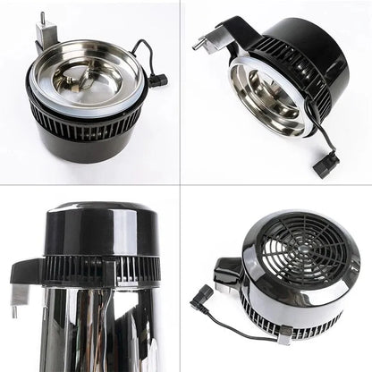 DIVEDEER Water Distiller 4L Purifier Filter Dispenser Drinking Bottle Softener Dual Temp Display Overheat Protection.