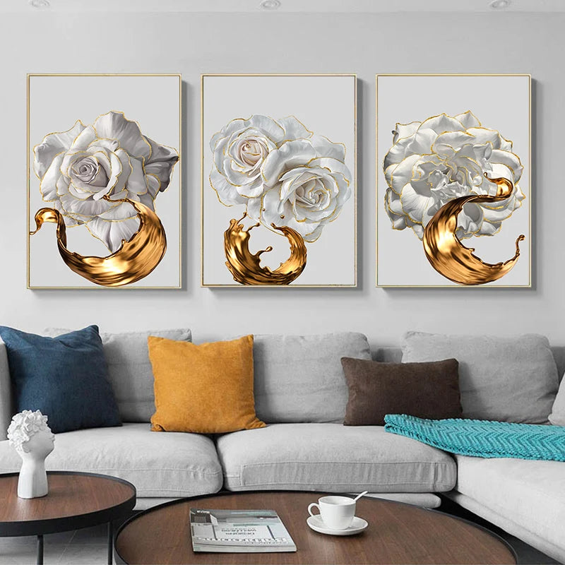 3 Pcs/Set Modern Abstract Wall Arts Beige Bohemian Canvas Mid-Century Piece Posters Geometric Line Printed Painting, No Frame.