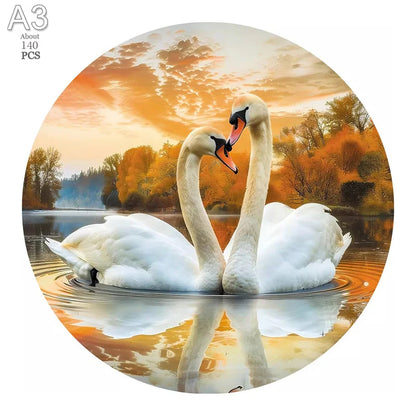 Unique Wooden Animal Jigsaw Puzzles Colorful Rabbit Cat Dog 3D Puzzle Gift Interactive Toy for Adults Kids Educational Jigsaws