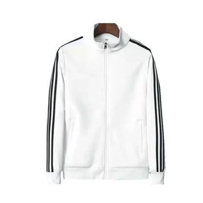 Men's Long Sleeve Running Suit Set Stand Collar Morning Run Versatile Slim Fit Sportswear Two Piece Popular Cross-Border.