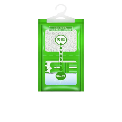 Hangable Wardrobe Moldproof Moisture Proof Dehumidification Bag humidity Moisture Absorbing Bag Closet Dehumidizer Eco Friendly.