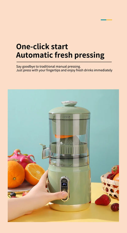 Electric Orange Juicer Portable 600ml Original Citrus Fruit Juice Extractor Lemon Squeezer Machine Smoothie Blender USB Charge.