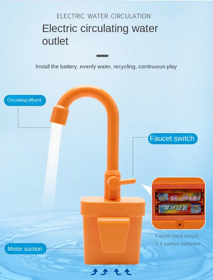 Kitchen Toy Plastic Dish Wash Sink Set Children Simulation Pretend Role Play Housework Kit Early Educational Toys for Children.