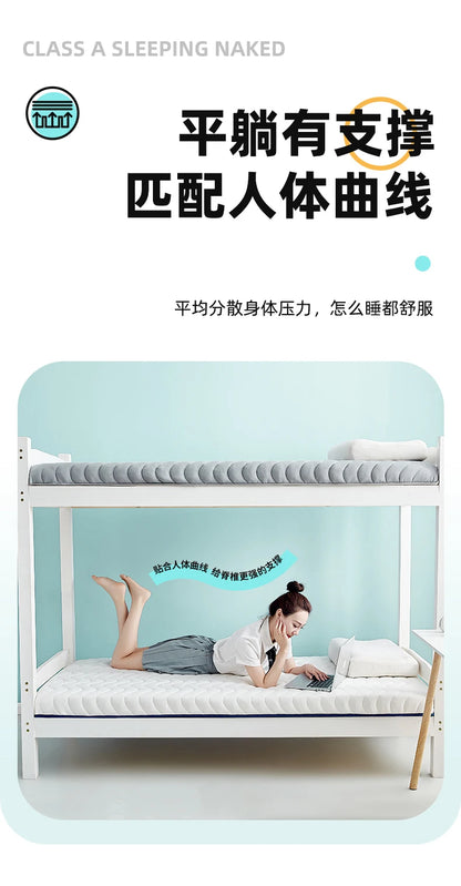 Latex Matratze Kissen Schlafsaal Studenten einzelne spezielle Matte 90x190 dicke Schlafzimmer Matte Bett Bett