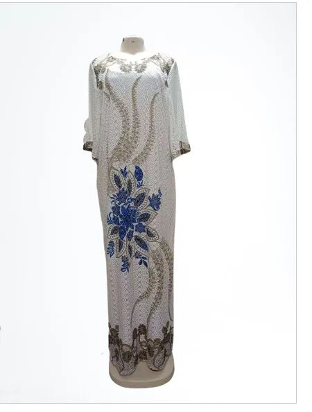 Vestidos Muslim Women Party Dresses Print Jalabiya Abaya Ramadan Kaftan Morocco Dubai Islam Eid Saudi Arab Long Robe Abayas.