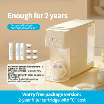 5L Direct Drinking Water Purifier Household Desktop RO Reverse Osmosis Purifier Fast Heating Filter Water Purifier.