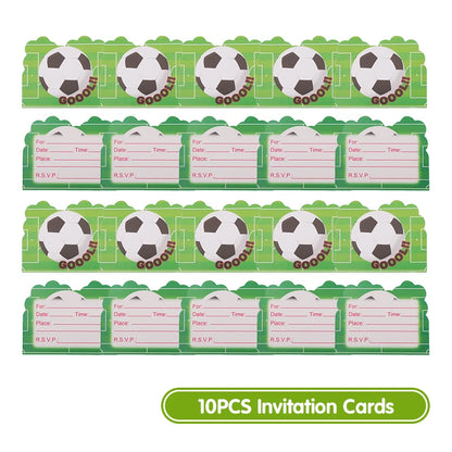 Fußball Geburtstag Dekoration Party Supplies Geschirr Luftballons Set Süßigkeiten Geschenkboxen Fußball Geburtstagsgeschenke Kinder Geburtstagsgeschenke