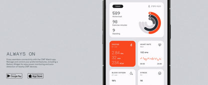 Global Version CMF by Nothing Watch Pro 2 1.32" AMOLED Display Bluetooth Calls with AI Noise Reduction CMF Watch Pro 2