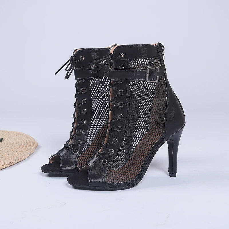 Sexy Black Thin Women's Sexy for Stilettos High Heels High-Heeled Women's Women Boots Latin Dance Heels Slippers 2023.