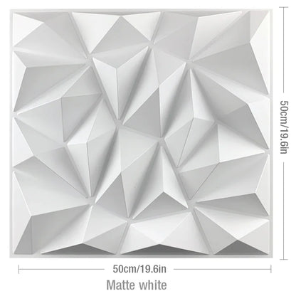 12pcs 50cm house wall renovation Stone 3D wall panel non-self-adhesive 3D wall sticker art tile wallpaper room bathroom ceiling