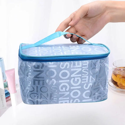 Storage Organizer Makeup Bag Convenient Large Capacity Makeup Accessory Cosmetic Pouch Waterproof Travel Cosmetic Bag Home.