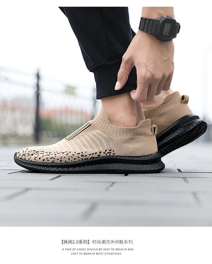 Men Shoes Lightweight Sneakers Men Fashion Casual Walking Shoes Breathable Slip on wear-resistant Mens Loafers Zapatillas Hombre