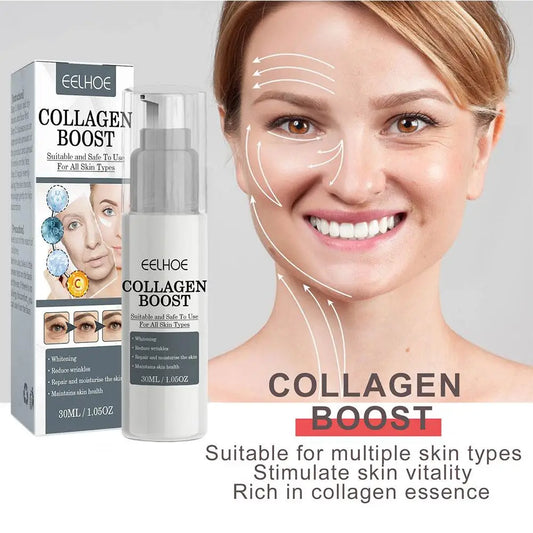 1/2/3pcs 30ml Collagen Boost Firming Essence Cream Fade fine lines Face brightening lightining Serum Cream skin care for women.