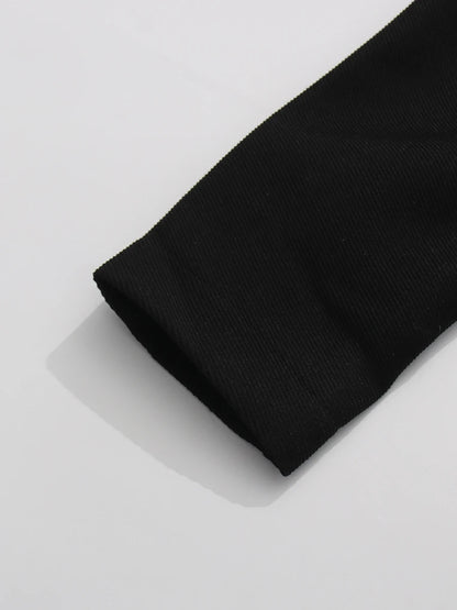 TWOTWINSTYLE Solid Loose Spliced Zipper Fashion Jackets for Women Lapel Long Sleeves Patchwork Lace Up Casual Jacket Female New.