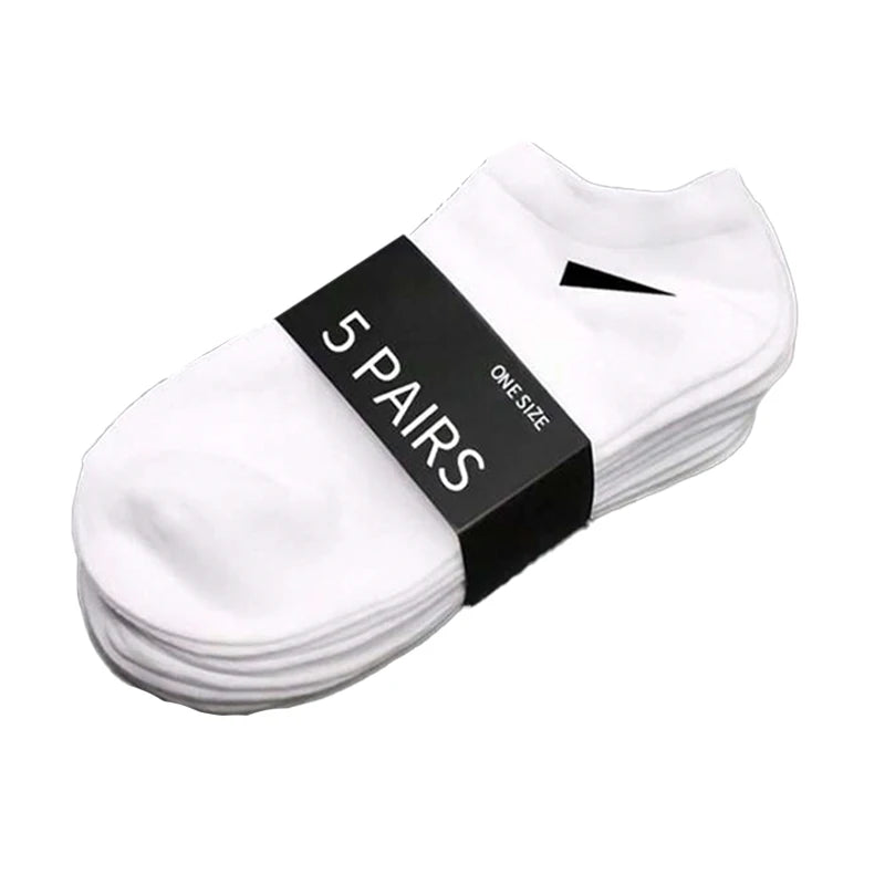5/10 /20/30 Pairs Unisex Casual Plain Color Boat Socks Thin Breathable Comfy Anti Odor Sweat-absorbing Ankle Socks For Men Women.