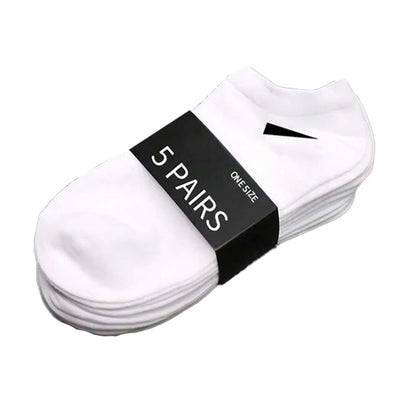 5/10 /20/30 Pairs Unisex Casual Plain Color Boat Socks Thin Breathable Comfy Anti Odor Sweat-absorbing Ankle Socks For Men Women.