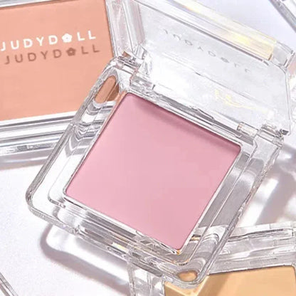 Judydoll Monochrome Blush Portable Silky Cream Multipurpose Blusher Eyeshadow Nude Natural Brighten Skin Tone Makeup Cosmetics.
