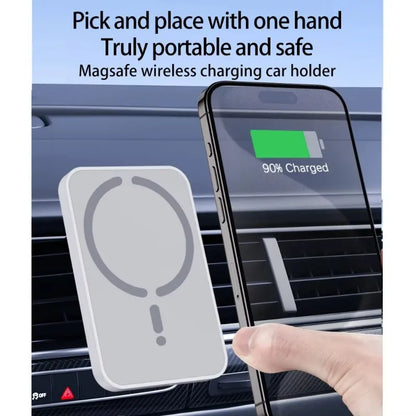 100W Magnetic Wireless Car Charger Air Outlet Phone Holder for iPhone 16 15 14 13 12 Pro Max Fast Wireless Car Charging Station.