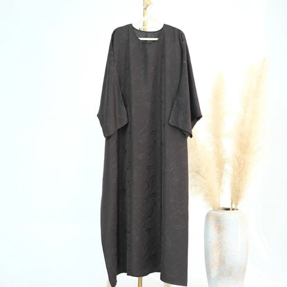 Luxury 2 Piece Muslim Outift Sets for Women Ramadan Dubai Hijab Abaya Dress Islamic Party Kaftan Robe Elegant Turkey Gown 2025