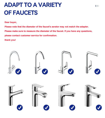 Wheelton Stainless Steel Kitchen Tap Filter Household Ceramic Water Purifier Faucet Water Filter  Activated Carbon Filtration