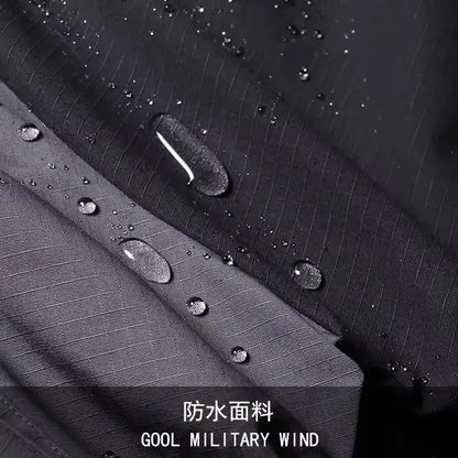 Tactical Waterproof Sets Men Wear Resistant Combat Training Suit Outdoor Multi-pocket Uniform Airsoft Camping Hiking Tracksuit.