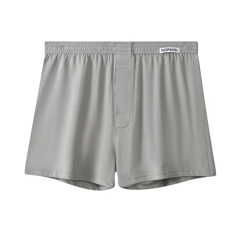 Herrenhöschen, Baumwolle, lockere Boxershorts, weiche, feuchtigkeitsableitende Jersey-Unterwäsche, Übergröße, Lounge, Sommer, Stretch, Schlaf, Pfeilhose