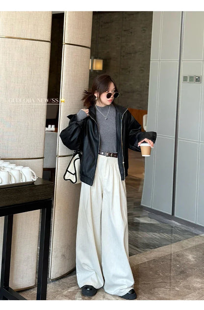 Herbst Winter Pullover Pullover Bodenbildung Shirt Frauen Gestrickte Shirts Weibliche Lange Hülse Mock Neck Elastische Dünne Pullover Stricken Tops