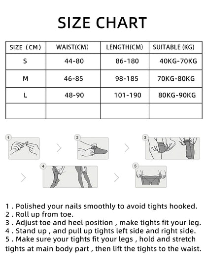 Kave 2024 Autumn Winter Christmas Women 80D Soft Solid Color Semi Opaque Footed Tights High Waist Womens Tights Plus Size Tights.