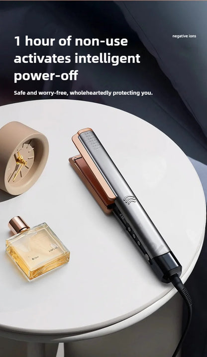 2 in 1 Hair Straightener Curling Ionizer with LCD Wide PanelProfessional Ceramic Hair Straightener with adjustable temperature.