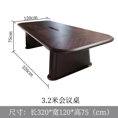 Leichter Luxus-Chef-Tisch, Chef-Schreibtisch, einfache moderne Büromöbel für Stuhlpersonen, speziell geformter kreativer Allgemein