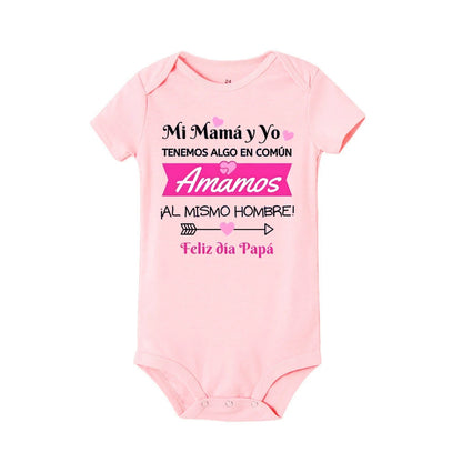 Alles Gute zum Vatertag Säuglingsspielanzug Vatertag Aufdruck Kurzarm Bodys Neugeborenes Mädchen Jungen Overall Festival Babykleidung.