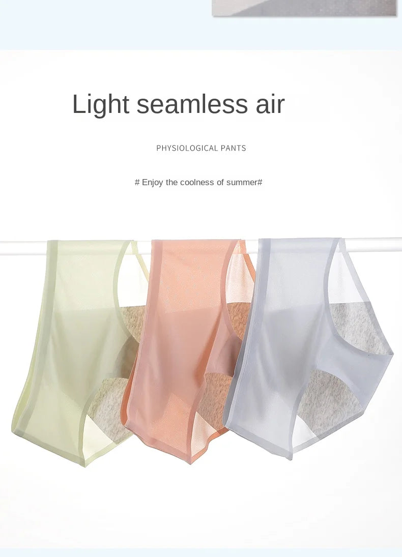 Menstrual Panties for Women Leak Proof Briefs Cotton Lingerie Absorbency Comfortable Physiological Underwear Period Underpants.