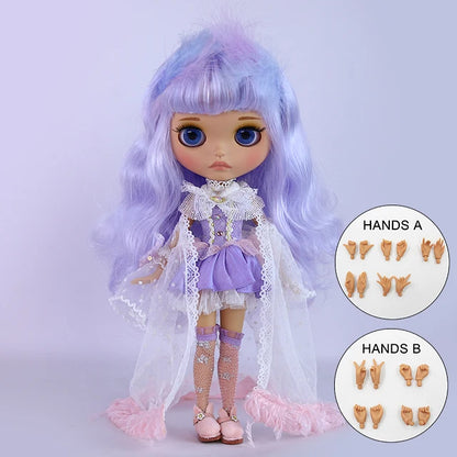ICY DBS Blyth Doll BJD Joint Body tan Skin Matte Face Set Doll 1/6 30cm Girl Gift Anime SD