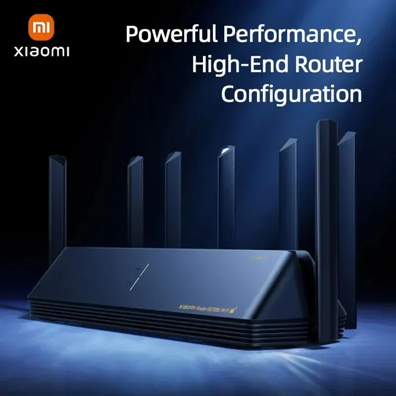 Original Xiaomi Mi Router BE7000 Tri-Band WiFi Repeater VPN 1GB Mesh USB 3.0 IPTV 4 X 2.5G Ethernet Ports Modem Signal Amplifier.