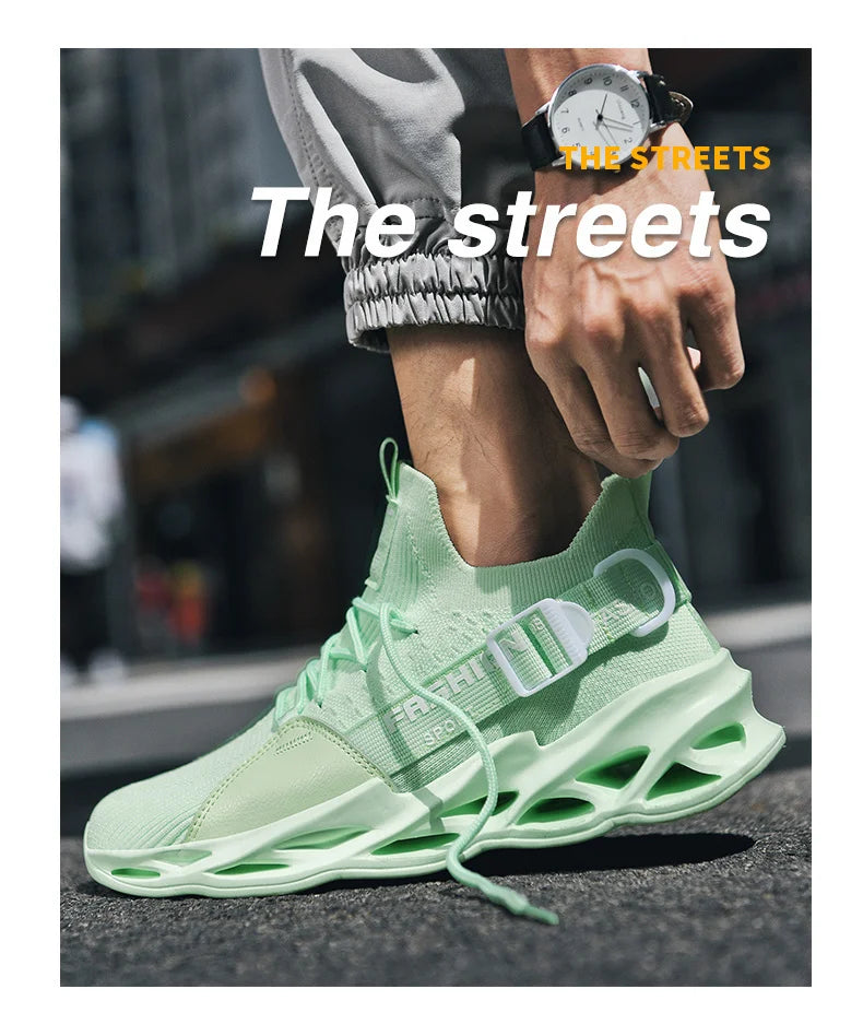 Men Shoes Breathable Fashion Mesh Running Shoes Man High Quality Unisex Light Tennis Baskets Athletic 2023 Sneakers for Men.