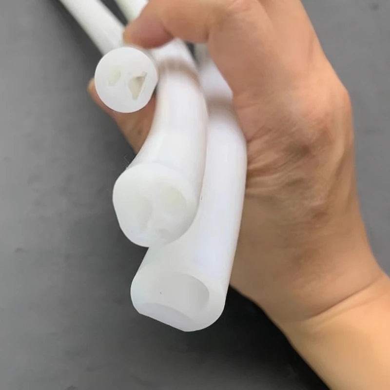 Round Flexible LED Neon Rope Lamp Silicone Tube 180/270/360° Tape Lamp Diffuser For WS2811 WS2815 Outdoor Decor Neon Strip Light.