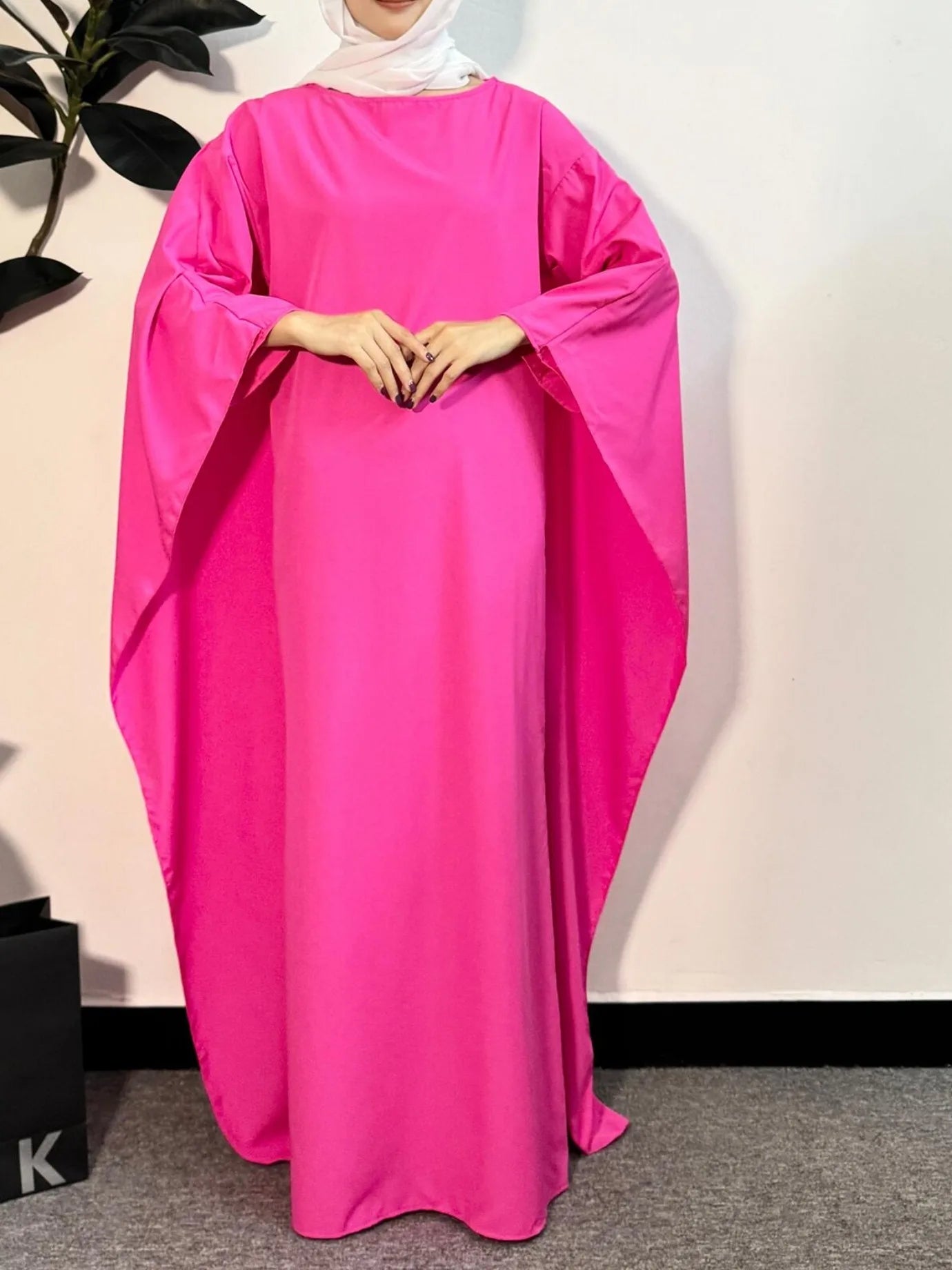 Muslim Dresses Loose Prayer Maxi Dress Muslim Abayas Women Jilbabs Kaftan Casual Solid Robe Islamic Ramadan Dresses.