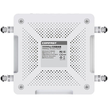 Comfast 3000Mbps  WiFi6 Wireless MESH Router 2.4G/5.8G WPA3 Signal 4 Antenna 4 Gigabit Port Wifi repetidor Roteador CF-WR630AX