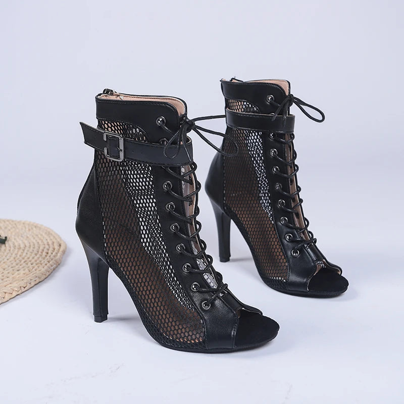 Sexy Black Thin Women's Sexy for Stilettos High Heels High-Heeled Women's Women Boots Latin Dance Heels Slippers 2023.