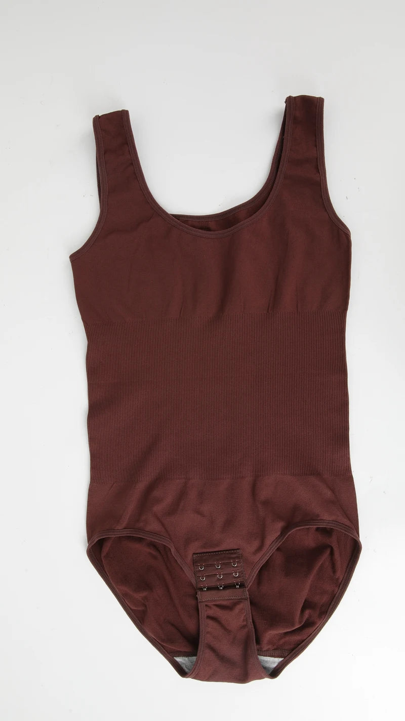 Bodysuit Women Shapewear Tummy Control Butt Lifter Body Shaper Smooth Invisible Under Dress Slimming Underwear Low Neck Jumpsuit