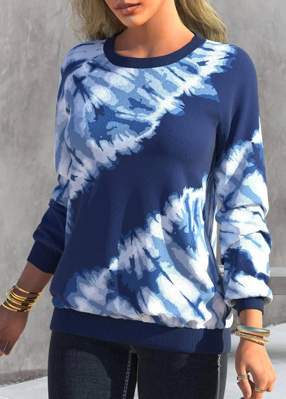 Pullovers Casual Sweatshirts For Women Tie Dyed Tops Autumn Fashion Streetwear y2k Clothes Ropa de Mujer Sudaderas