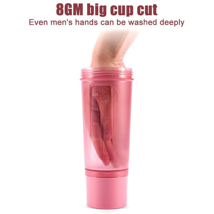 600ml Frosted Shake Cup Milkshake Sports Bottle Outdoor Fitness Water Blender Bottle Protein Powder Portable Gym Training Drink.