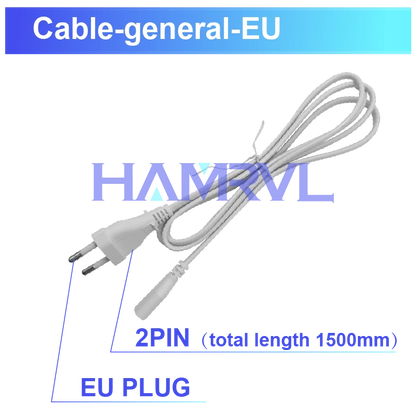 Hexagon Light Adjustable Suspension Rope and Splicing Connector All Copper 2Pin V/Y/L/T/I Cable LED Tube Lamp for Garage Ceiling