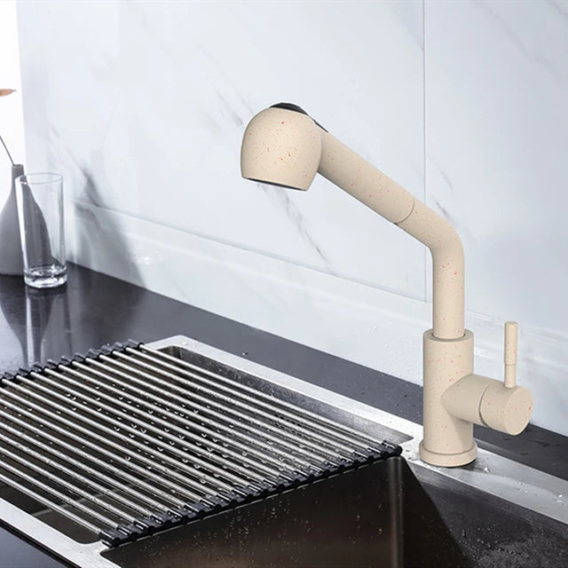 Kitchen Faucet Black Kitchen Tap  Pull Out  Kitchen Sink Mixer Tap Brushed Nickle Stream Sprayer Head Chrome Kitchen Water Tap