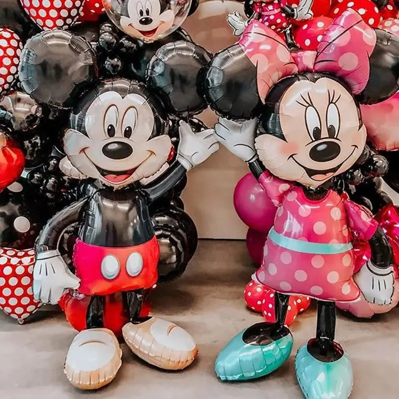 Mickey Minnie Folienballon Mickey Mouse Luftballons Minnie Geburtstag Party Dekor Kinderspielzeug Babyparty Ball Kinder Cartoon Geschenk.