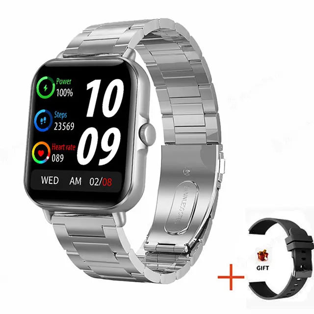 2025 2.01'' Smart Watch Bluetooth Call Play Music Smartwatch Fitness Clock Sport Waterproof Watches for Men Women iPhone Android