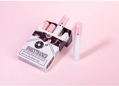 4 pcs/set Cigarette Lipstick Set Long Lasting Lip Glaze Matte Lip Gloss Waterproof Lip Stick Tube Nude Lip Tint Makeup Cosmetics