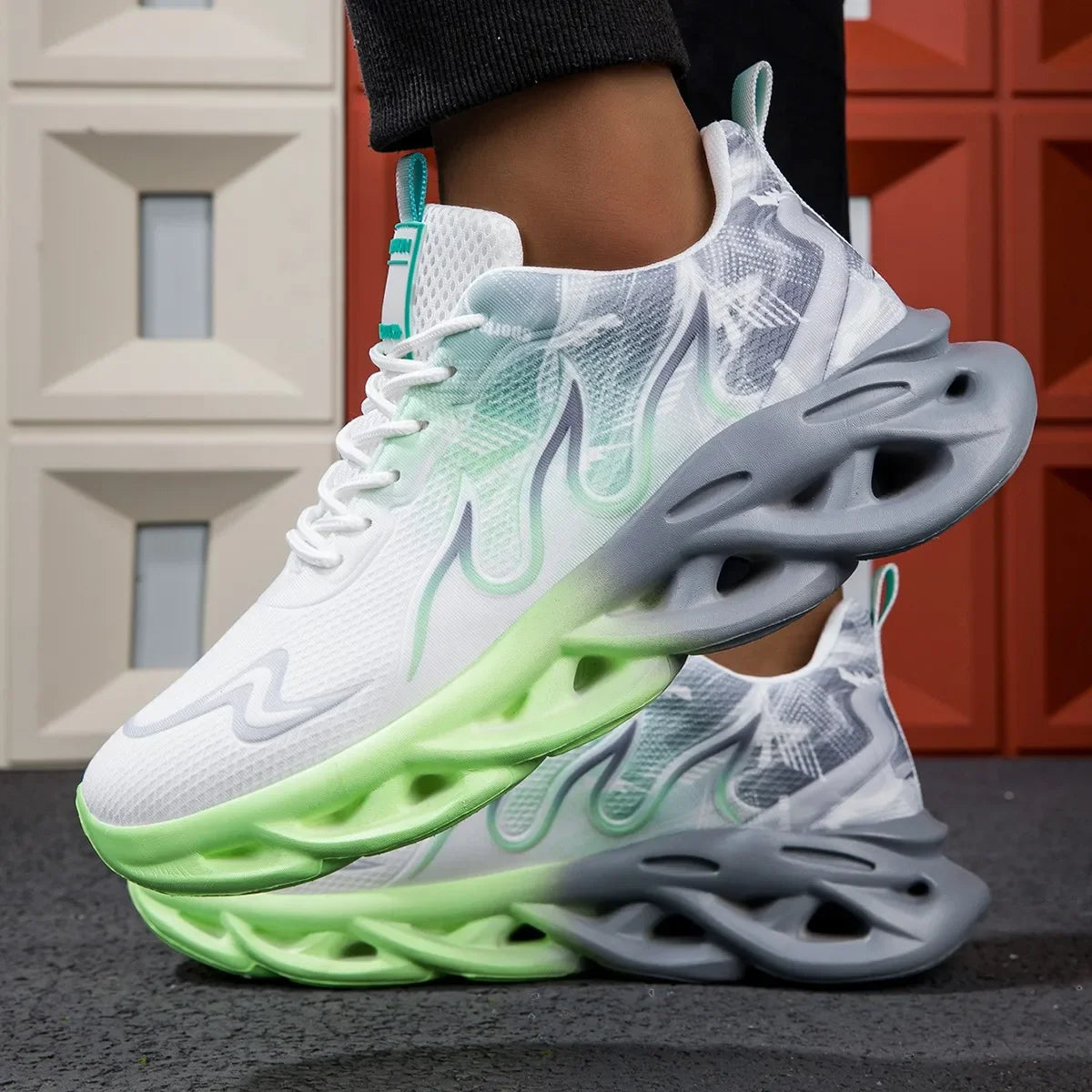 YRZL Womens Sneakers Lightweight Summer Woman Casual Sports Shoes Men Breathable Jogging Trainers Walking Tenis Ladies Shoes.