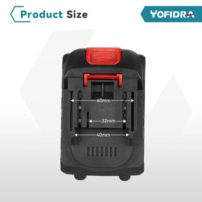 YOFIDRA 18–20 V wiederaufladbarer 22500 mAh 928 VF 388 VF 128 VF Plus Lithium-Ionen-Akku für 21 V 18 V Elektrowerkzeug-Ersatzakku