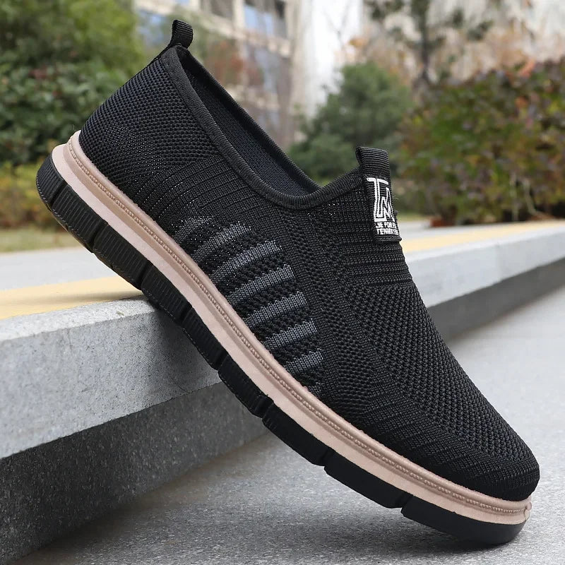 Men's Casual Sneakers Spring Summer Breathable Mesh Lightweight Soft Sole Antimicrobial Free Shipping Shoes.